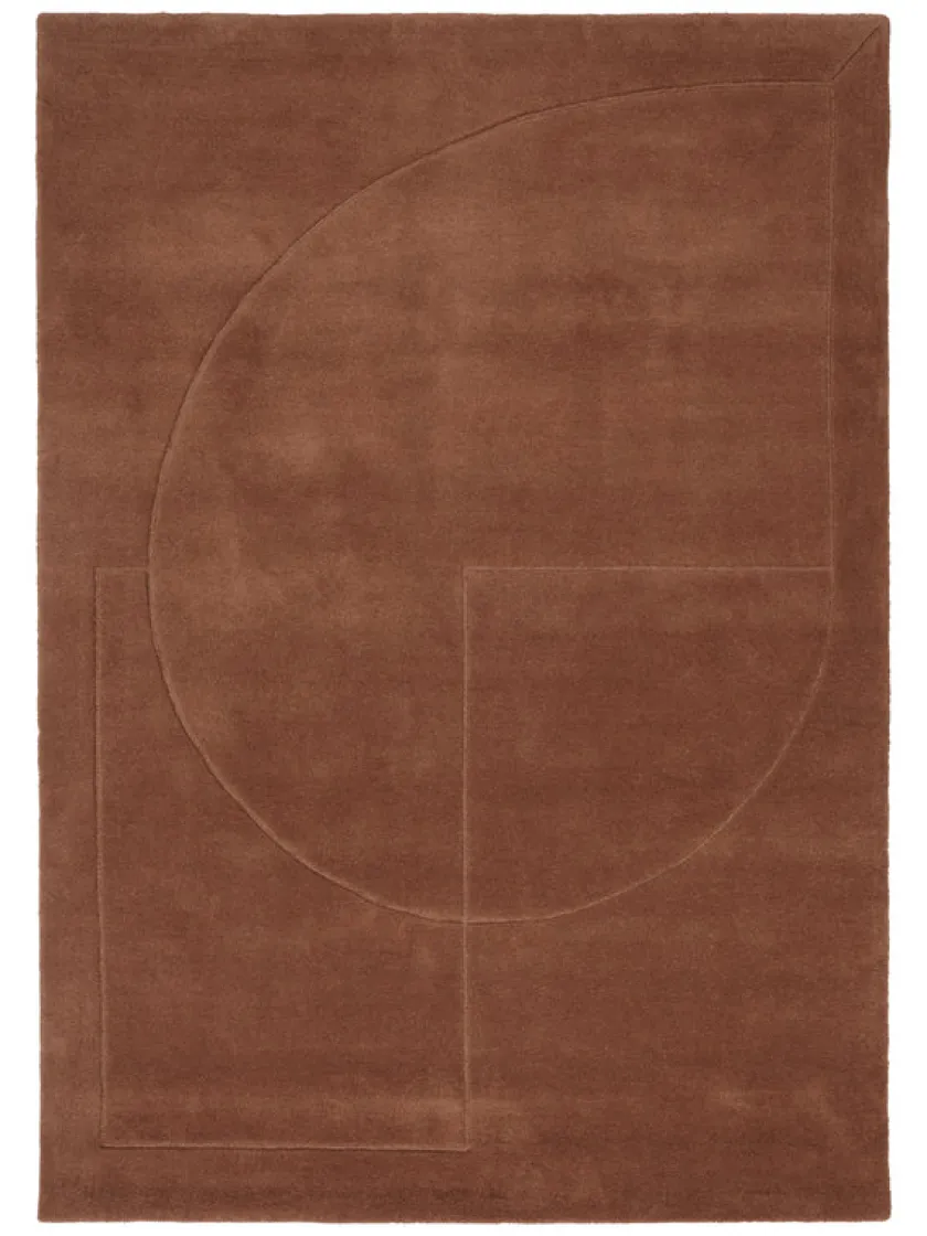 Linie Design Lineal Poem Tæppe, Beige fra> Gulvtæpper