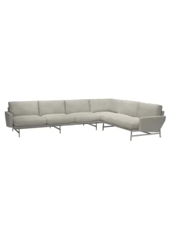 Fritz Hansen Lissoni PL117S Hjørnesofa, Clay 012 fra> Sofaer