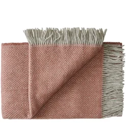 Silkeborg Uldspinderi Livø Plaid, seaweed fra><noscript><img width=