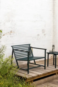 Nine Lounge Chair, grøn fra 19 Outdoors> Udendørs Loungemøbler|Havestole