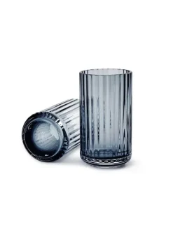 Lyngby Porcelæn Lyngbyvasen blå glas fra> Vaser