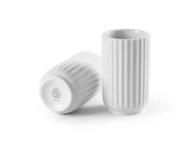 Lyngby Porcelæn Lyngbyvasen blå glas fra><noscript><img width=