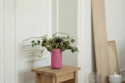 Lyngby Porcelæn Lyngbyvasen blå glas fra><noscript><img width=