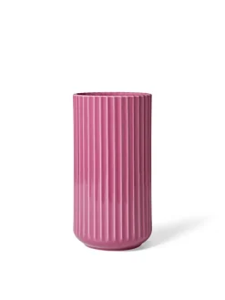 Lyngby Porcelæn Lyngbyvasen blå glas fra><noscript><img width=