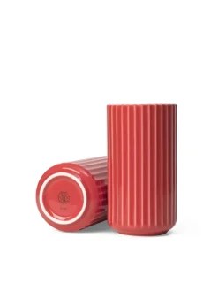 Lyngby Porcelæn Lyngbyvasen blå glas fra><noscript><img width=