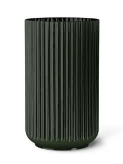 Lyngby Porcelæn Lyngbyvasen i rød, H15,5 cm fra><noscript><img width=