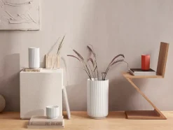 Lyngby Porcelæn Lyngbyvasen i rosa, H25 cm fra><noscript><img width=