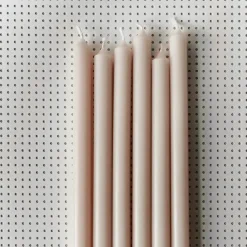 STOFF Nagel Lys i beige til Nagel lysestage> Stearinlys|Lysestager