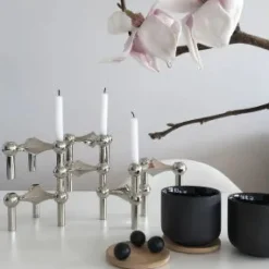 STOFF Nagel Lys i grå til Nagel lysestage><noscript><img width=