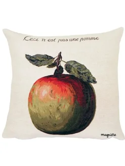 Poulin Design Magritte Ceci n´est Pas Une Pomme pude fra> Puder Og Plaider|Puder