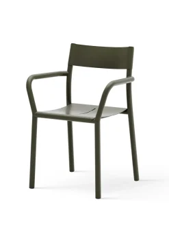 New Works May Armchair, dark green fra> Havestole