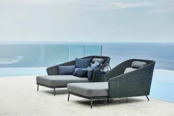Cane-line Mega Daybed, højre, inkl. hyndesæt fra><noscript><img width=