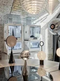 Tom Dixon Melt Portable Bordlampe, silver fra><noscript><img width=