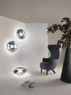 Tom Dixon Melt Surface Væglampe, chrome fra> Væglamper|Spots
