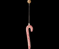 Maileg Metal ornament, Sukkerstok - strib fra> Juletræspynt