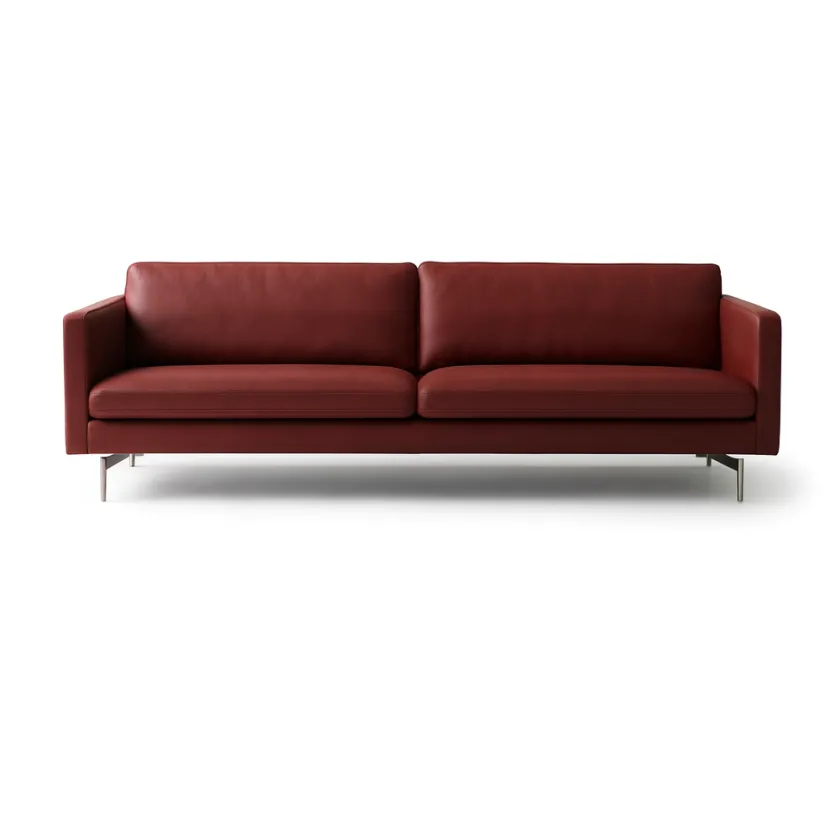 Mogens Hansen MH276 4 pers. sofa i Baltique anilinlæder fra> Sofaer