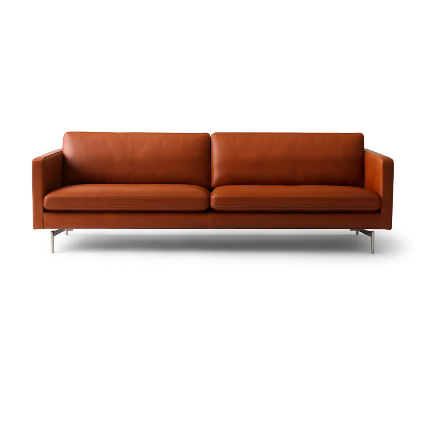 Mogens Hansen MH276 4 pers. sofa i Baltique anilinlæder fra> Sofaer