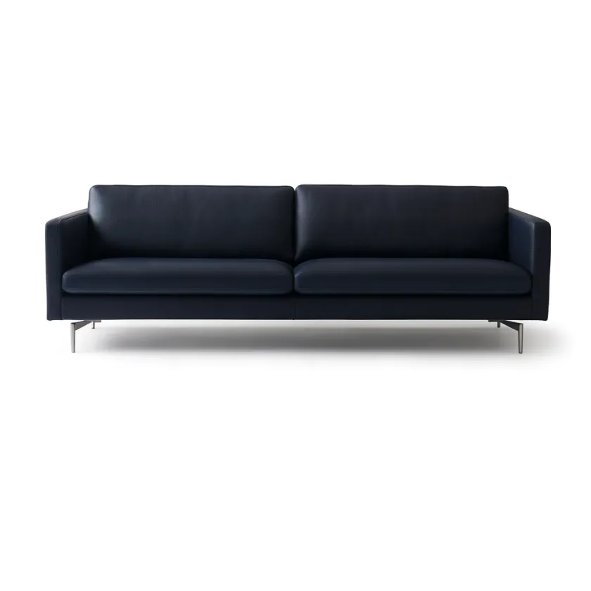 Mogens Hansen MH276 4 pers. sofa i Baltique anilinlæder fra> Sofaer