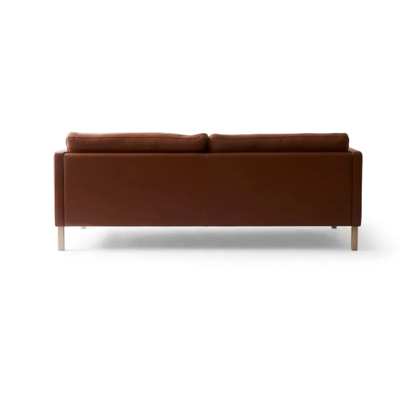 Mogens Hansen MH276 4 pers. sofa i Baltique anilinlæder fra> Sofaer