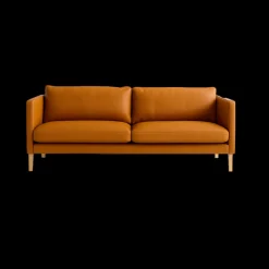 Mogens Hansen MH276 4 pers. sofa i Baltique anilinlæder fra><noscript><img width=