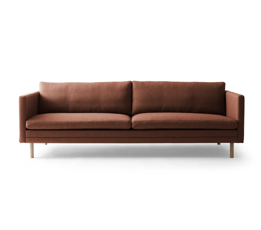 Mogens Hansen MH276 4 pers. sofa i Baltique anilinlæder fra> Sofaer