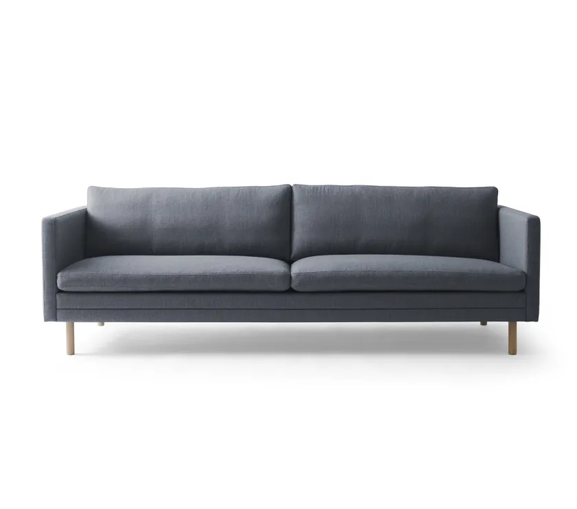 Mogens Hansen MH276 4 pers. sofa i Baltique anilinlæder fra> Sofaer