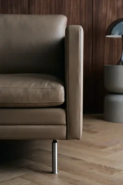 Mogens Hansen MH276 4 pers. sofa i Baltique anilinlæder fra><noscript><img width=