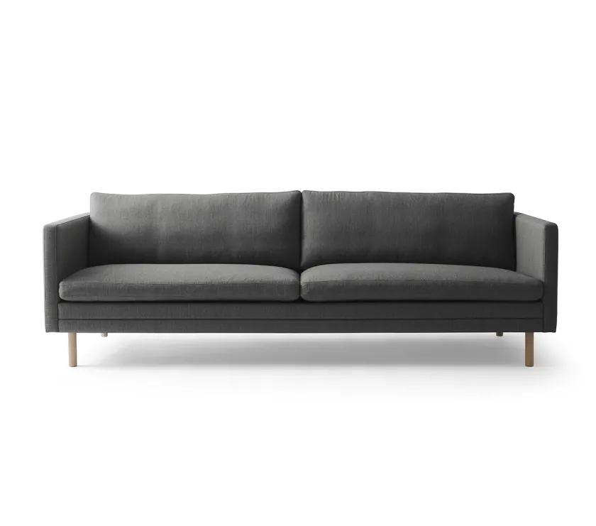 Mogens Hansen MH276 4 pers. sofa i Baltique anilinlæder fra> Sofaer