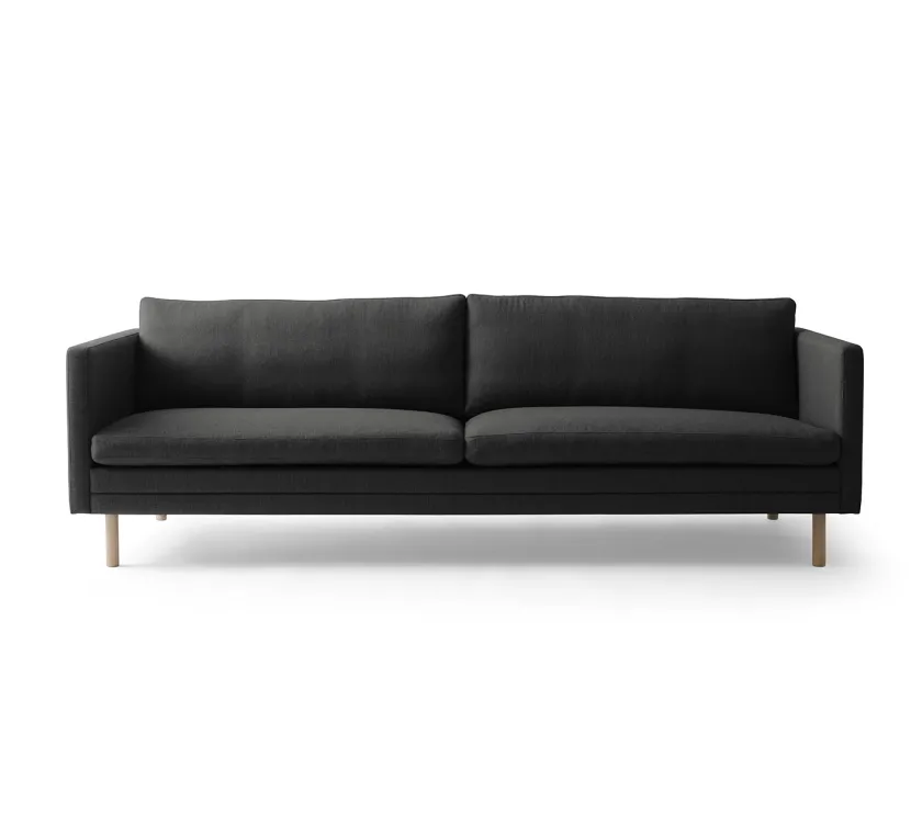 Mogens Hansen MH276 4 pers. sofa i Baltique anilinlæder fra> Sofaer