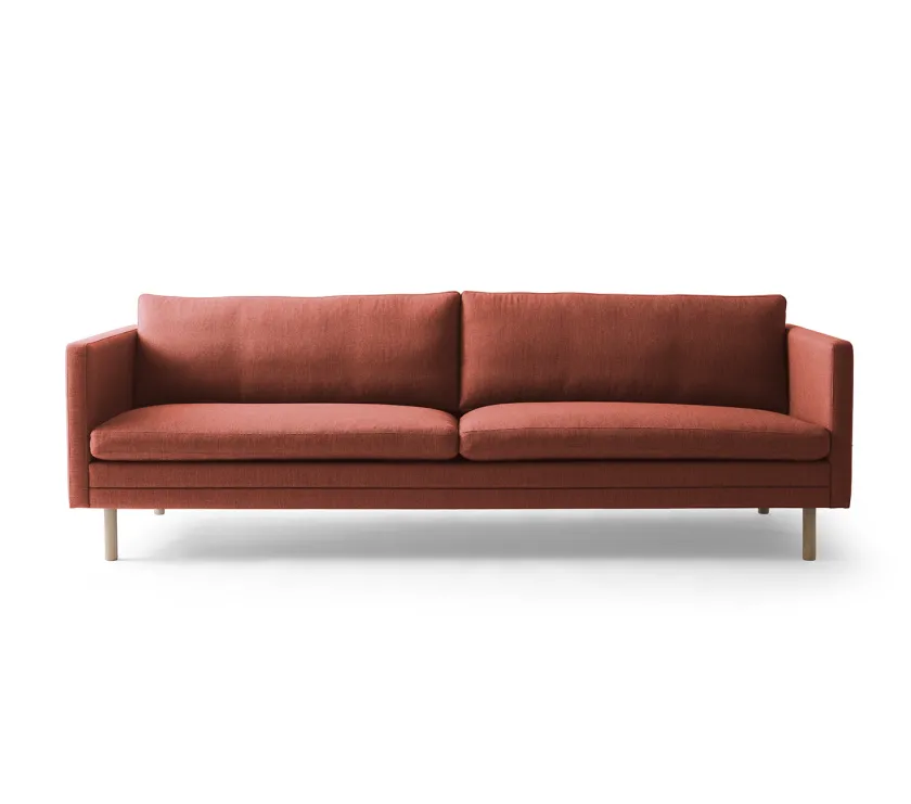 Mogens Hansen MH276 4 pers. sofa i Baltique anilinlæder fra> Sofaer