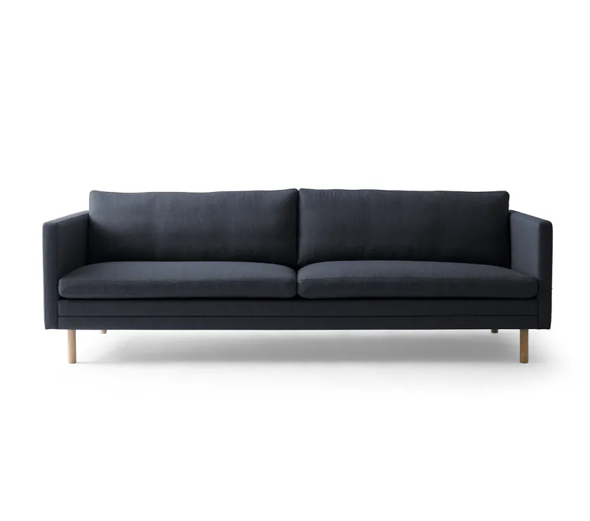 Mogens Hansen MH276 4 pers. sofa i Baltique anilinlæder fra> Sofaer