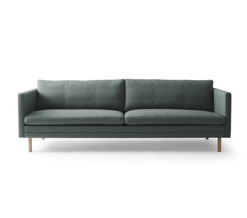 Mogens Hansen MH276 4 pers. sofa i Baltique anilinlæder fra> Sofaer