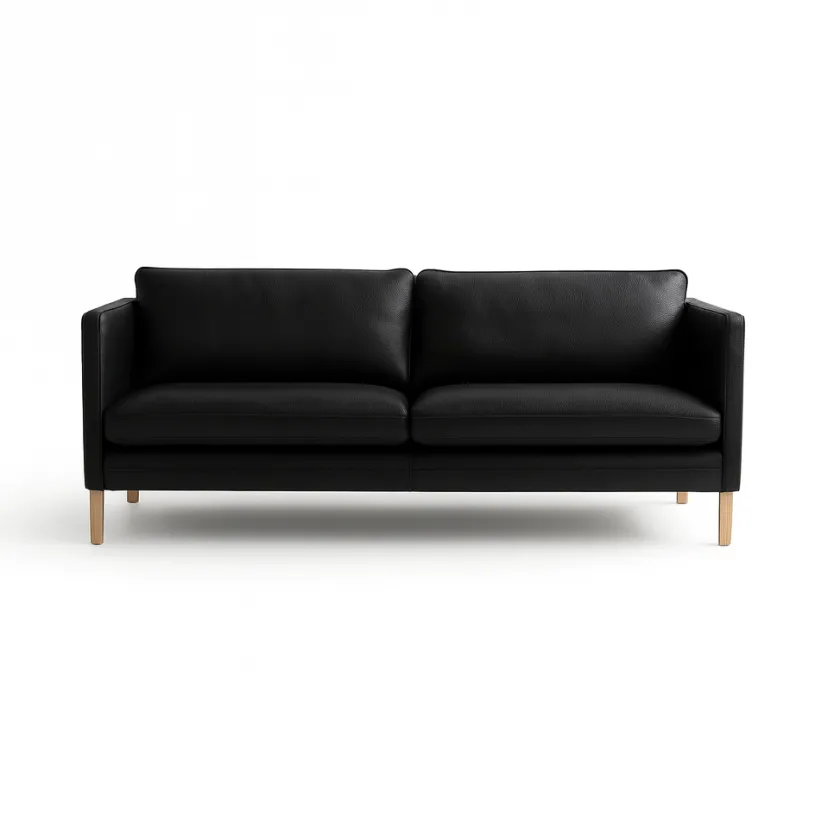 Mogens Hansen MH276 3 pers. sofa i Baltique anilinlæder fra> Sofaer