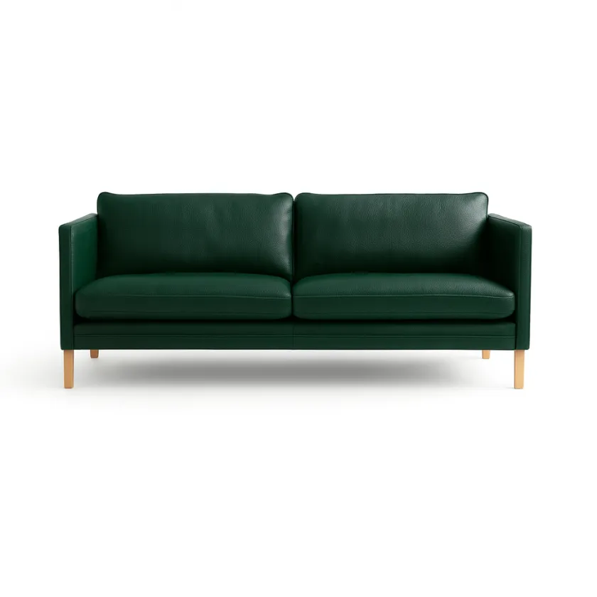Mogens Hansen MH276 3 pers. sofa i Baltique anilinlæder fra> Sofaer