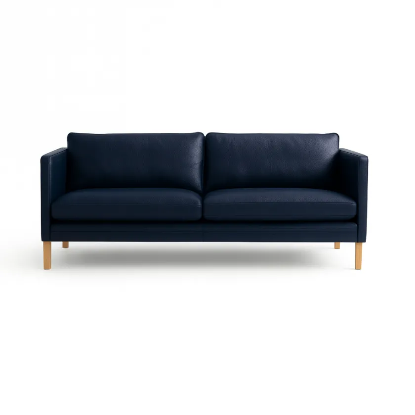 Mogens Hansen MH276 3 pers. sofa i Baltique anilinlæder fra> Sofaer
