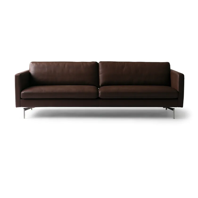 Mogens Hansen MH276 3 pers. sofa i Baltique anilinlæder fra> Sofaer