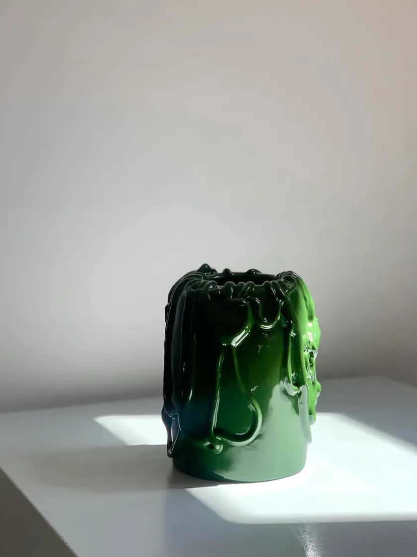 raawii Michael Kvium Jam Vase, juniper fra> Gaver Til Ham|Vaser