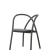 Stellar Works Ming Aluminium Chair, black fra> Spisebordsstole