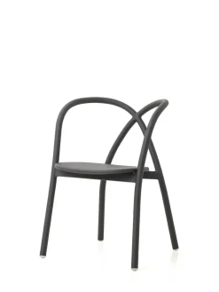 Stellar Works Ming Aluminium Chair, black fra> Spisebordsstole