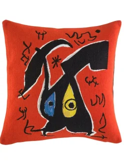 Poulin Design Miro Femme Oiseaux vævet pude fra> Puder Og Plaider|Puder