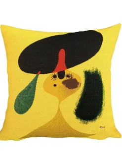 Poulin Design Miro Portrait De Jeune Fille pude fra> Puder Og Plaider|Puder