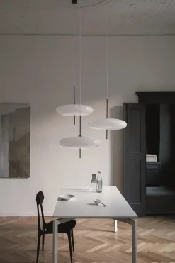 Astep Model 2065 Pendel, hvide skærme med hvid ledning fra><noscript><img width=