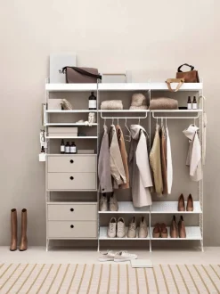 String Furniture Modul m. To Skuffer, B58 fra String> Reolsystemer