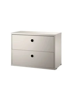 String Furniture Modul m. To Skuffer, B58 fra String><noscript><img width=