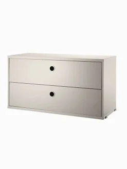 String Furniture Modul m. To Skuffer, B78 fra String><noscript><img width=