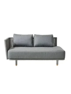 Cane-line Moments 2 pers. Sofa højre inkl. hynder fra> Udendørs Loungemøbler