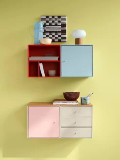 Montana Mini 1007 Modul m. Tre Skuffer> Reoler