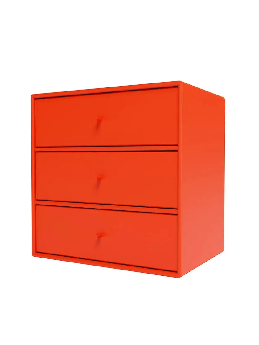 Montana Mini 1007 Modul m. Tre Skuffer> Reoler