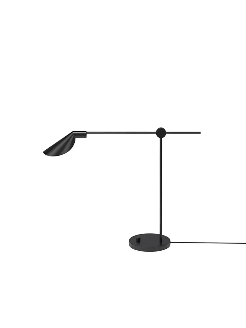 Fritz Hansen MS021 Bordlampe, sort PVD fra> Skrivebordslamper|Spots