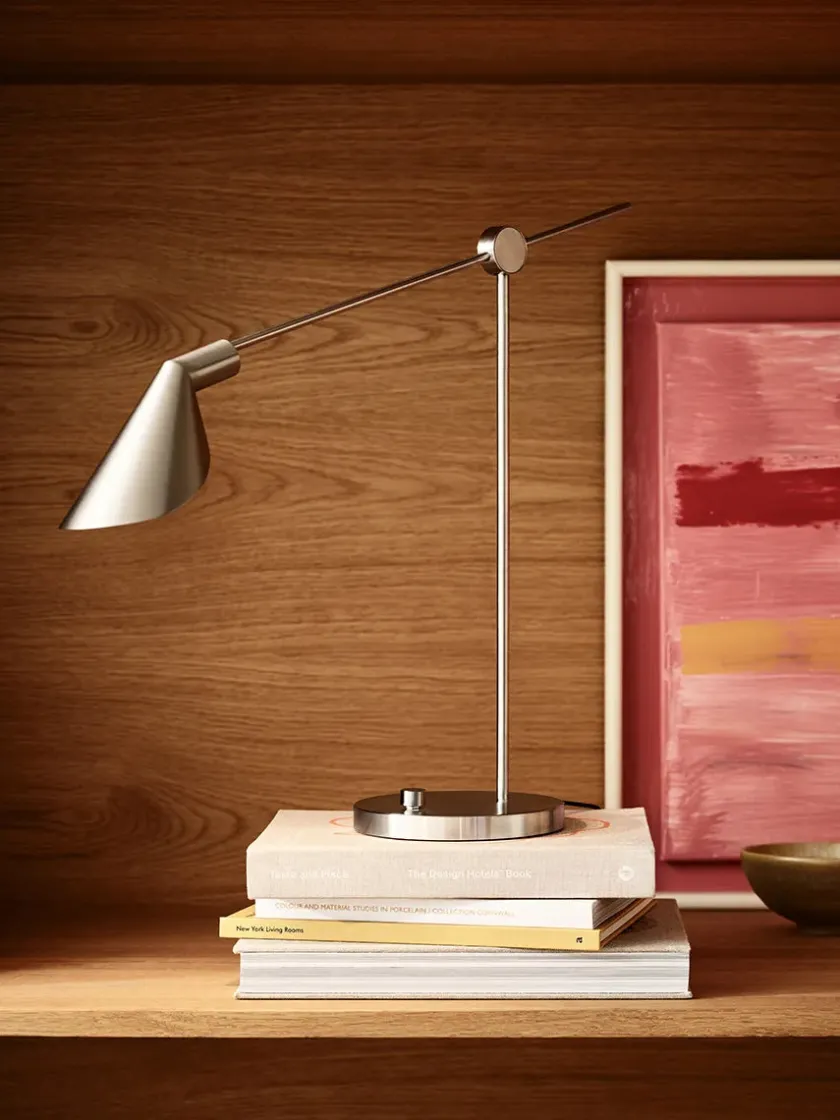 Fritz Hansen MS021 Bordlampe, sort PVD fra> Skrivebordslamper|Spots